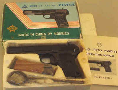 Norinco Model 54 7.62 Semi Auto Pistol