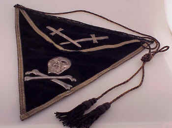 Masonic Apron with Skull