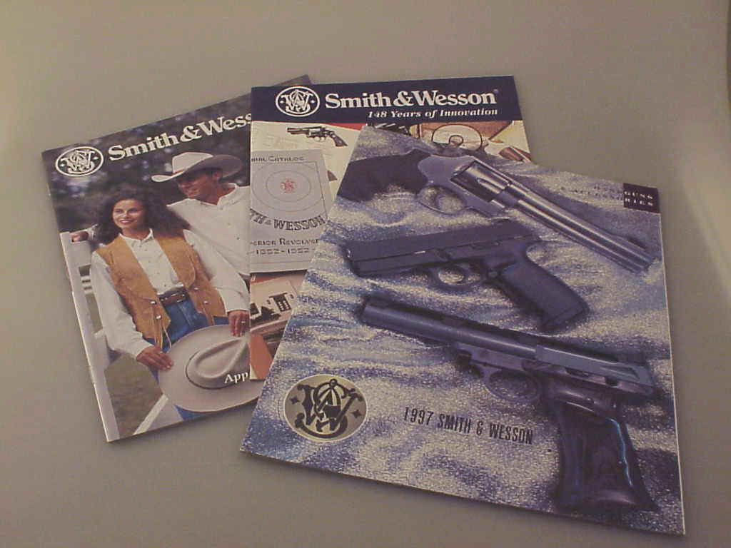 Smith & Wesson Company Catalogs, Group of Three