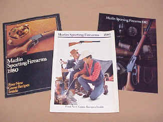 Marlin Gun Company, Three Catalogs 1980, 81, 82