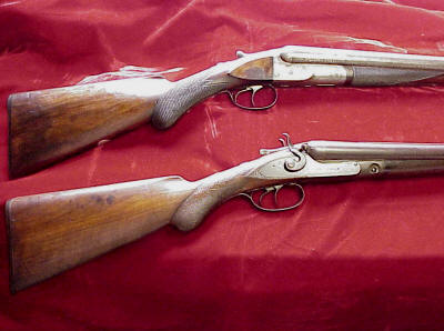 Colt 1883 SxS Double Barrel 10 Gauge Shotgun