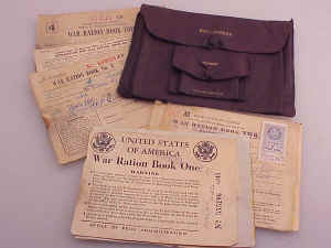USA WWII Period War Ration Books