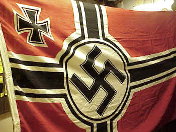 Nazi WWII Battle Flag, Excellent