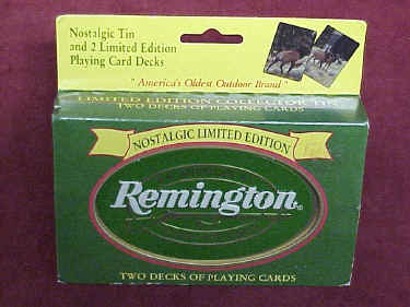 Remington Tin Limited Edition Playing Cards