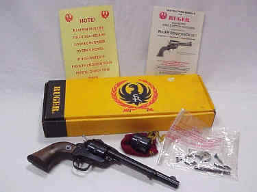 Ruger 3 Screw .22/.22 Magnum Revolver in Box