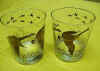 SA105 HRT19 Pair Old Fashion Glasses Geese