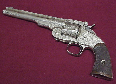 Smith & Wesson Model No. 3 Schofield Single Action Revolver, Late Second Model, Engraved and with Presentation