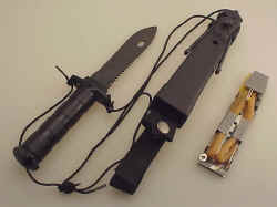 "Tomahawk" Survival Knife and Kit