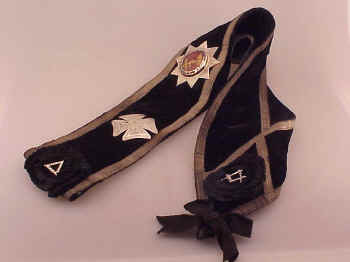 Masonic Velvet Sash