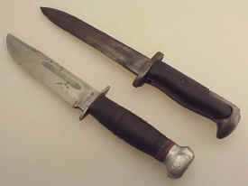 WWII Period Fighting Knives, Two
