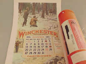 Winchester Calendar, 1896 Copy