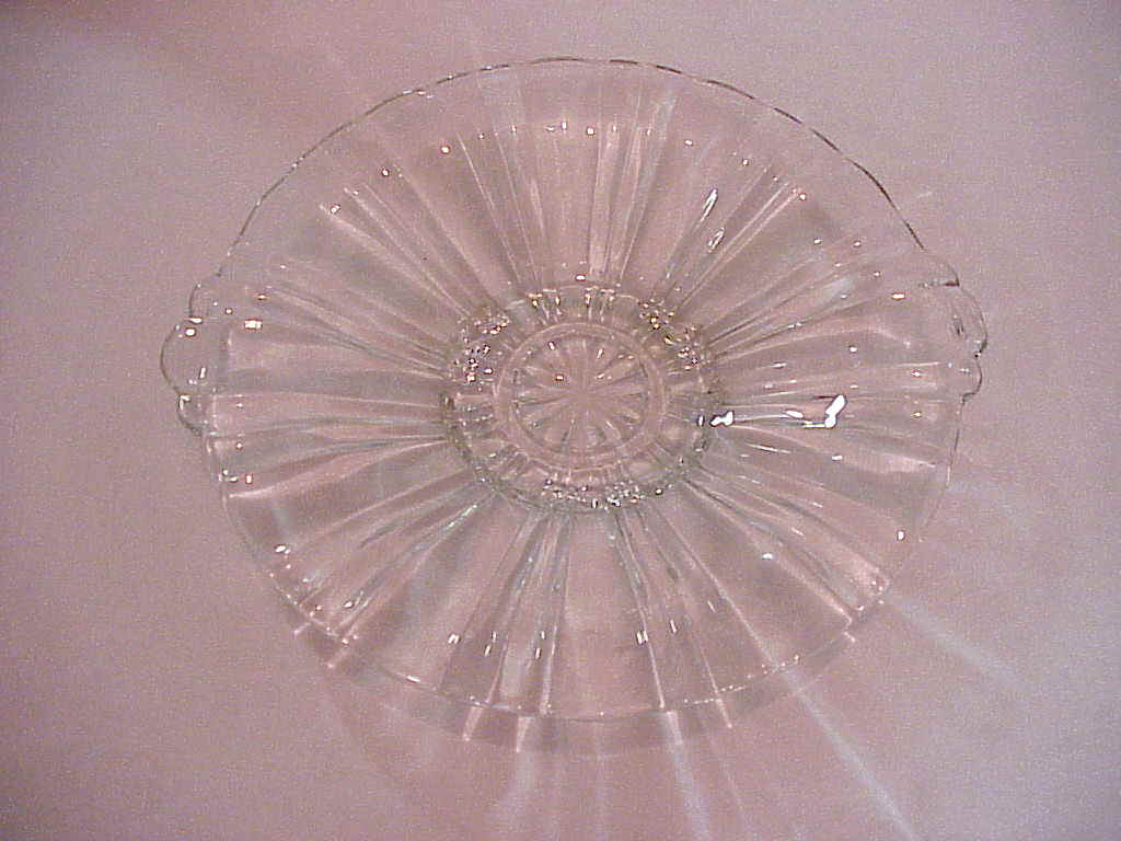 Hocking Glass Company Old Cafe Clear Candy Dish