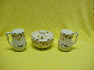 Autumn Leaf Jewel Tea Range Set with Left and Right Handle 