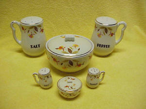 Autumn Leaf Jewel Tea Miniature Range Set