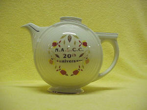 Autumn Leaf Pattern NALCC 20th Anniversary Basketball Teapot